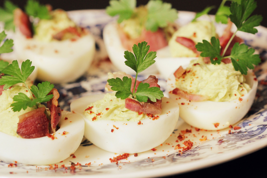 Avocado Deviled Eggs