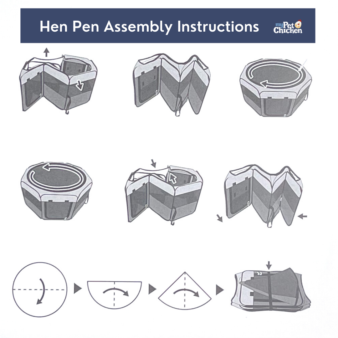 Hen Pen Pop-Up chicken brooder directions